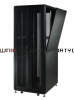 MIRSAN Szafa serwerowa RACK 19 stojąca GTS 42U 600/1000 drzwi przód perforowane, tył perforowane dzielone, czarna